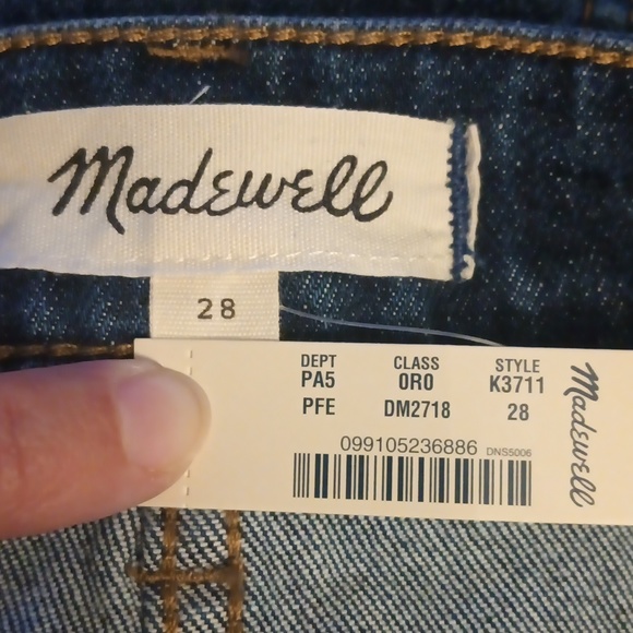 Madewell Button Front Denim Skirt - Picture 4 of 4